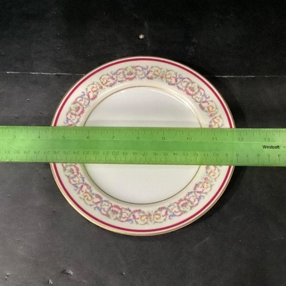 Charles‎ Ahrenfeldt Limoges Salad Plates, Set of 4, France Dishes, Dinnerware